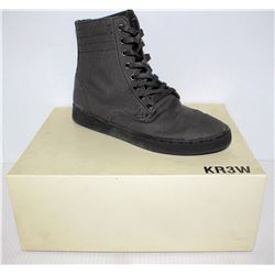 KR3W FRANKLIN GREY CANVAS MENS BOOT