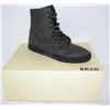 Image 1 : KR3W FRANKLIN GREY CANVAS MENS BOOT