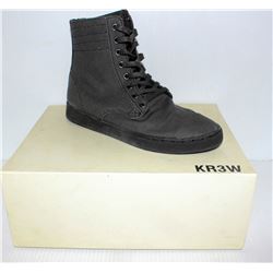 KR3W FRANKLIN GREY CANVAS MENS BOOT