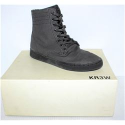 KR3W FRANKLIN GREY CANVAS MENS BOOT