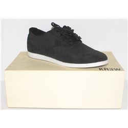 KR3W JACKSON BLACK SUEDE MENS SHOE