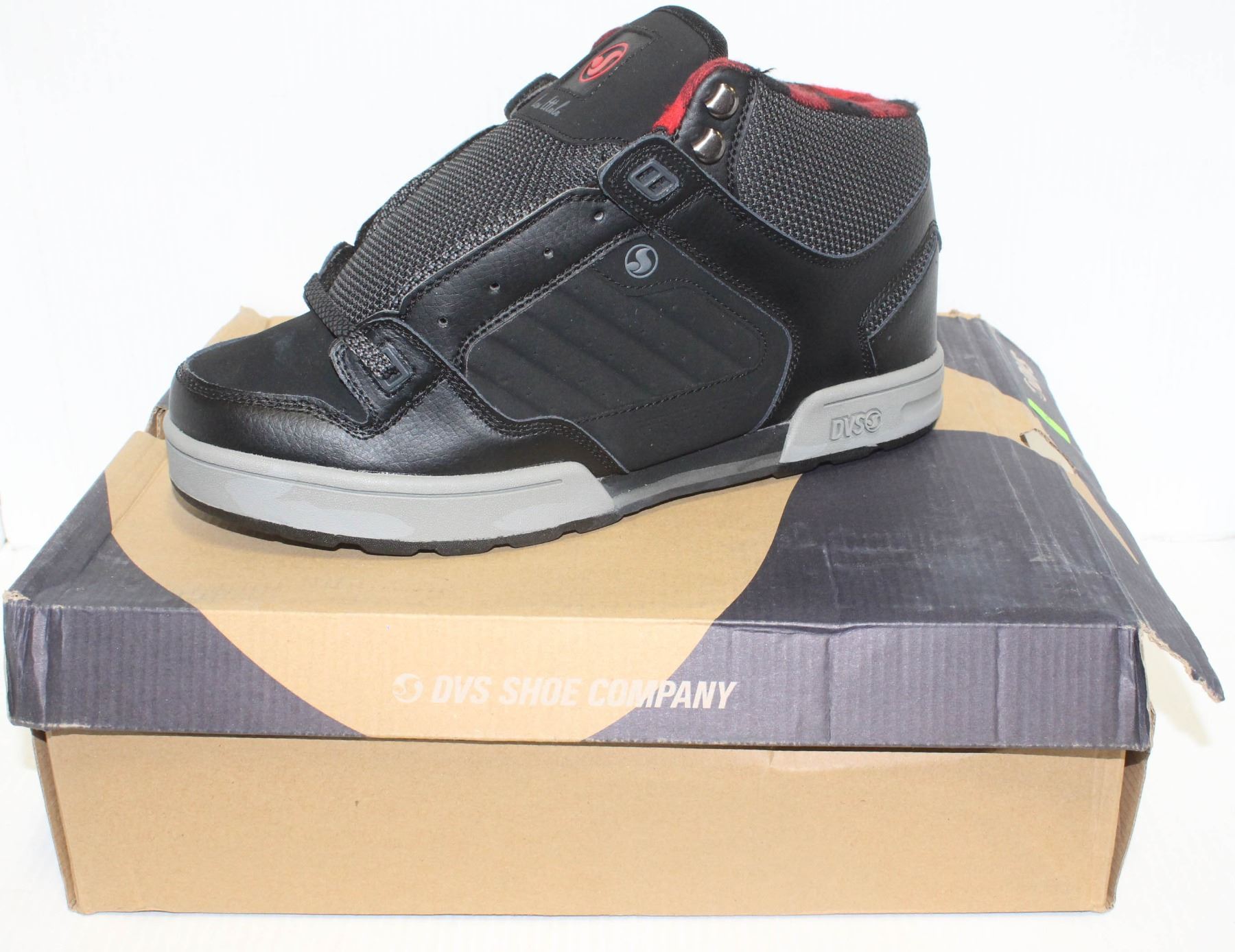 DVS MILITIA BLACK/GREY MENS BOOT