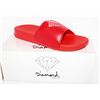 Image 1 : DIAMOND FAIRFAX RED SLIDE MENS SANDAL