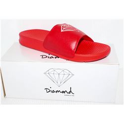 DIAMOND FAIRFAX RED SLIDE MENS SANDAL