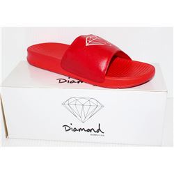 DIAMOND FAIRFAX RED SLIDE MENS SANDAL
