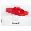 Image 1 : DIAMOND FAIRFAX RED SLIDE MENS SANDAL