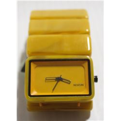 NIXON WOMENS YELLOW BRICK VEGA WATCH