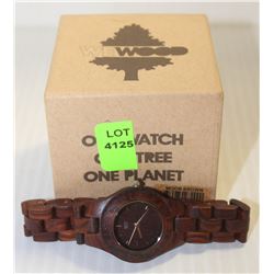 WEEWOOD MOON BROWN WATCH