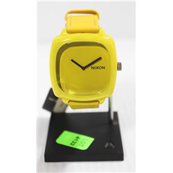 NIXON YELLOW BAND SHUTTER WATCH