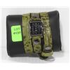 Image 1 : LA MER COLLECTIONS GREEN WRAP AROUND WATCH
