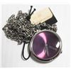 Image 1 : NIXON SILVER/PURPLE PENDANT WATCH