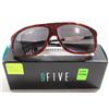 Image 1 : 9FIVE MAURADERS RED SNAKE SUNGLASSES