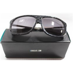 9FIVE MAURADERS BLACK/GOLD SPARKLE SUNGLASSES