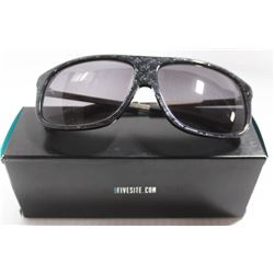 9FIVE MAURADERS BLACK/GOLD SPARKLE SUNGLASSES