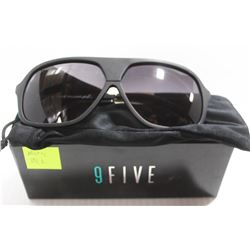 9FIVE CROWNS P MATTE BLACK SUNGLASSES