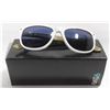 Image 1 : 9FIVE KLS CLASSICS WHITE/BROWN SUNGLASSES