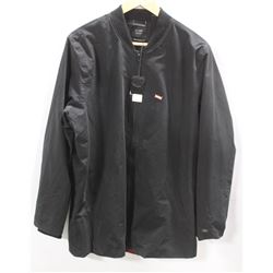 GLOBE MENS BLACK SHELL ZIP UP JACKET