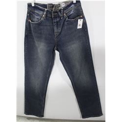 VOLCOM MENS SOLVER VINTAGE BLUE JEANS