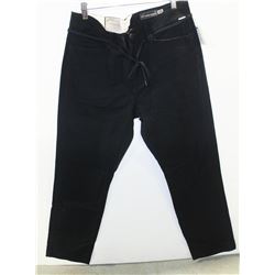 VOLCOM MENS GRITTER MODERN STRAIGHT FIT BLACK