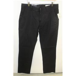 VOLCOM MENS FRICKEN MODERN STRAIGHT BLACK CHINO