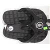 VOLCOM MENS SQUISH THIS BLACK/BLACK THONG SANDAL