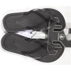 VOLCOM WOMENS LEGOS BLACK THONG SANDAL