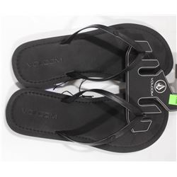 VOLCOM WOMENS LEGOS BLACK THONG SANDAL