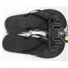 VOLCOM WOMENS LEGOS BLACK THONG SANDAL