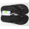 VOLCOM WOMENS LEGOS BLACK THONG SANDAL