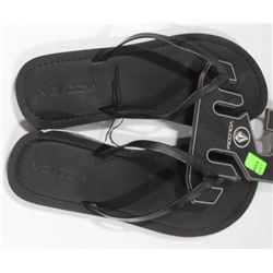 VOLCOM WOMENS LEGOS BLACK THONG SANDAL