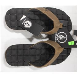 VOLCOM RECLINER LEATHER BLACK/BROWN SQUISH THIS