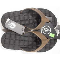 VOLCOM RECLINER LEATHER BLACK/BROWN SQUISH THIS