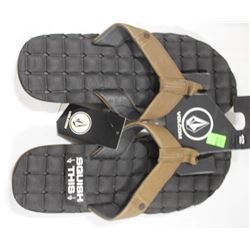 VOLCOM RECLINER LEATHER BLACK/BROWN SQUISH THIS