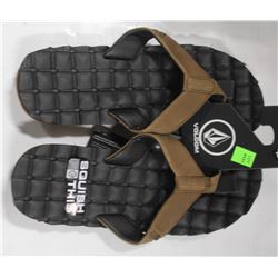 VOLCOM RECLINER LEATHER BLACK/BROWN SQUISH THIS