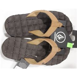 VOLCOM RECLINER LEATHER BROWN/LIGHT BROWN SQUISH