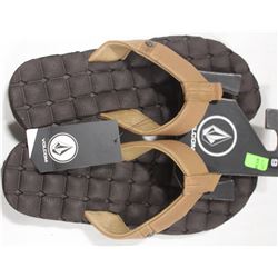 VOLCOM RECLINER LEATHER BROWN/LIGHT BROWN SQUISH