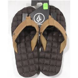 VOLCOM RECLINER LEATHER BROWN/LIGHT BROWN SQUISH