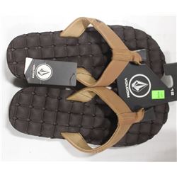VOLCOM RECLINER LEATHER BROWN/LIGHT BROWN SQUISH