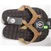 VOLCOM RECLINER LEATHER BROWN/LIGHT BROWN SQUISH