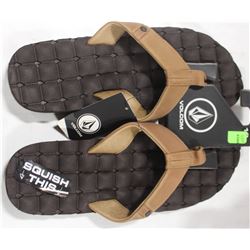 VOLCOM RECLINER LEATHER BROWN/LIGHT BROWN SQUISH