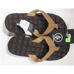 VOLCOM RECLINER LEATHER BROWN/LIGHT BROWN SQUISH