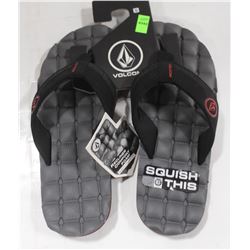 VOLCOM RECLINER BLACK/RED/GREY BROWN SQUISH