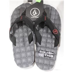 VOLCOM RECLINER BLACK/RED/GREY BROWN SQUISH