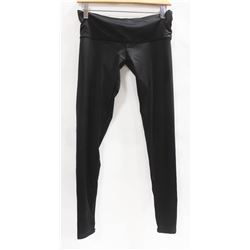 RED DRAGON WOMENS BLACK SHINY LEGGINGS