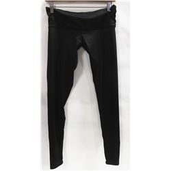 RED DRAGON WOMENS BLACK SHINY LEGGINGS