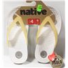 Image 1 : NATIVE SLIDE ON WHITE SANDALS