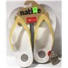 Image 1 : NATIVE SLIDE ON WHITE SANDALS