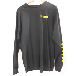 ZERO MENS BLACK PACKMAN LONG SLEEVE SHIRT