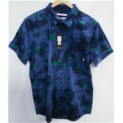 NIXON MENS POMAS HAWAIIAN SHORT SLEEVE BUTTON UP