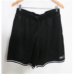 HUF MENS BLACK BASKETBALL SHORTS